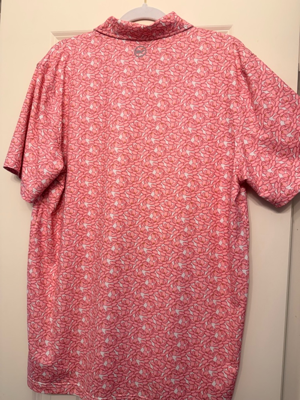 Vineyard Vines OTG Palmero Polo Shirt Pink Floral Size Medium NWOT - Picture 5 of 5